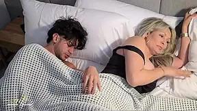 Blonde experienced lady Monica and her friend's husband get into a hot threesome