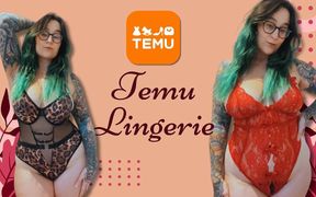 Halloween Temu Inspired Lingerie