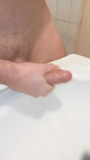 I love touching myself all over the house with my big tasty cock