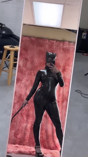 Latex Cat Woman