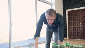Horny&#x1F975; teen Alice swallows big load after head-job