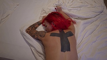 Redhead Nympho Fucks Him Like a Total Pro Slut!