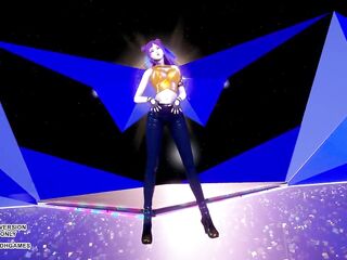 [MMD] (G)I-DLE - LATATA Kaisa Hawt Kpop Dance League of Legends KDA 4K 60FPS