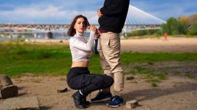???/Public Sex Video: Deepthroat and Surprise Pussy&#x1F32E;&#xFE0F; Cumshot