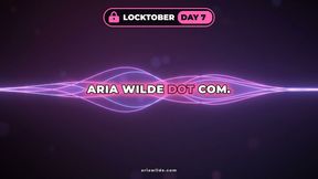 Locktober Day 7 Chastity Cage Locktober Denial Edging