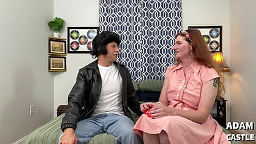 ATOMIC BOMBSHELL: Greaser Fucks Tgirl