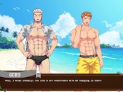 Yoshi sucks off Goro on the beach and gets fucked - Camp Buddy: Scoutmaster Season