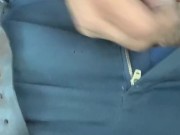 Almost caught masturbating while driving