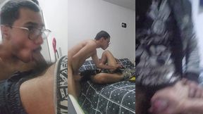 provando a pica do mendigo.