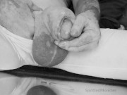 Gooning on My Big Siliconed Bulge Until I Popped a Load of Cum 210905