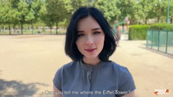 Sweetie Fox's French Delight: Rough Sex with a Stunning Brunette
