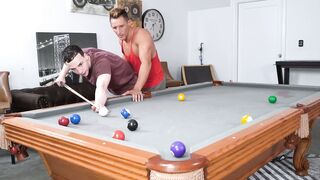 My cute stepson Troye Jacobs gave me a pool table so I gave him my yummy cum Hoe 2