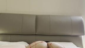 asian pornstar explores  zones with strapon and vibrator