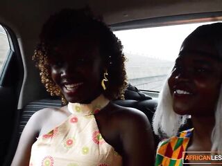 Lascivious Cheating Ebony Wife Invites BFF Over & Licks Her Constricted Snatch Raw
