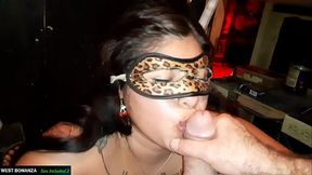 GERALDINE SUCKS MY COCK - Cum In Her Mouth In D.J. Booth