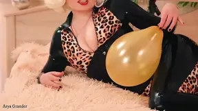 Compilation of Air Ballons Latex Fetish Video