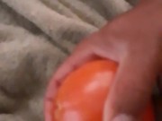 Nasty Legend fucks a tomato