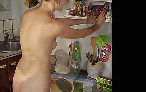 Love story. Young Russian Newlywed