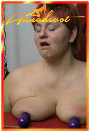 Spank the fat natural tits - I just get totally ratty when he spanks me my fat real BBW natural tits, my pussy itches.
